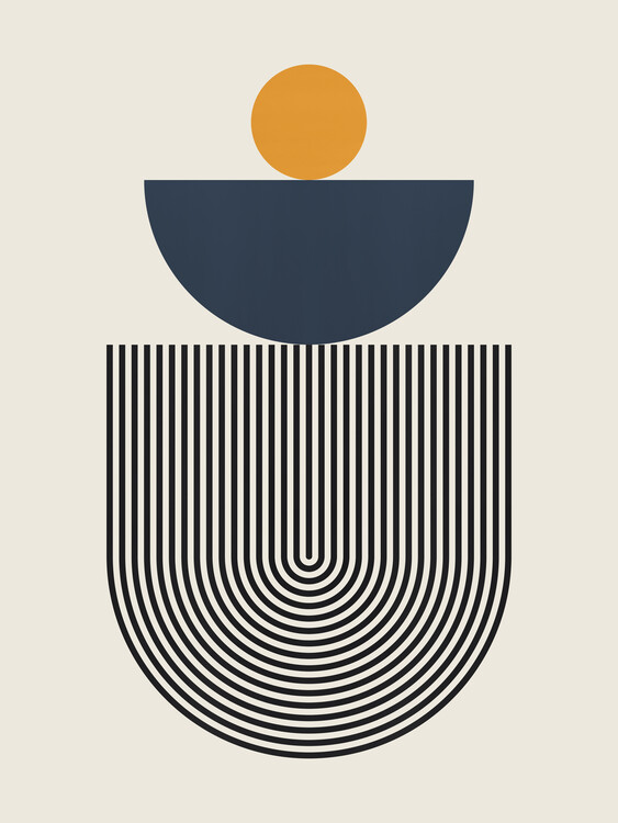 Ilustração Lines and circles 2