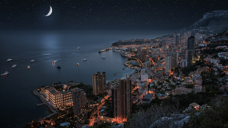 Art Photography Monaco By Night