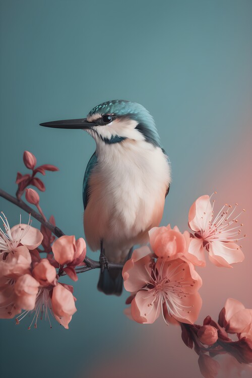 Obraz na plátně Kingfisher bird