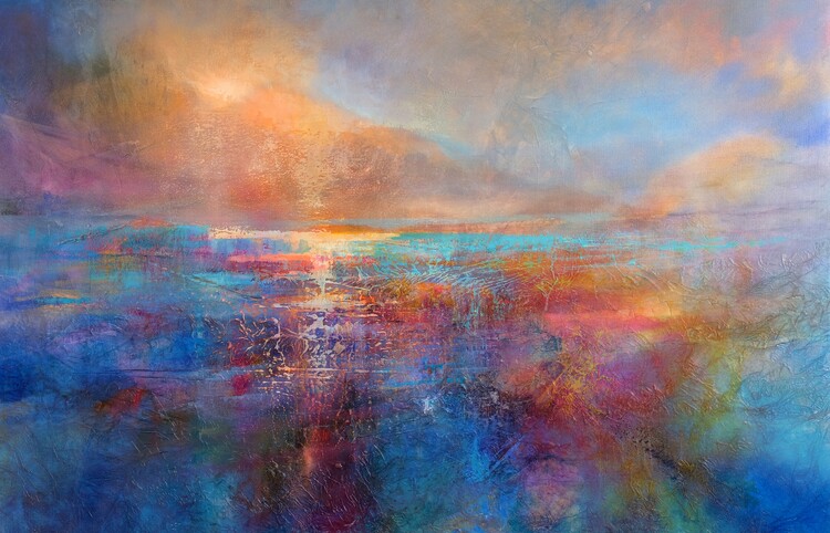 Canvas Print Summer dream - golden evening light
