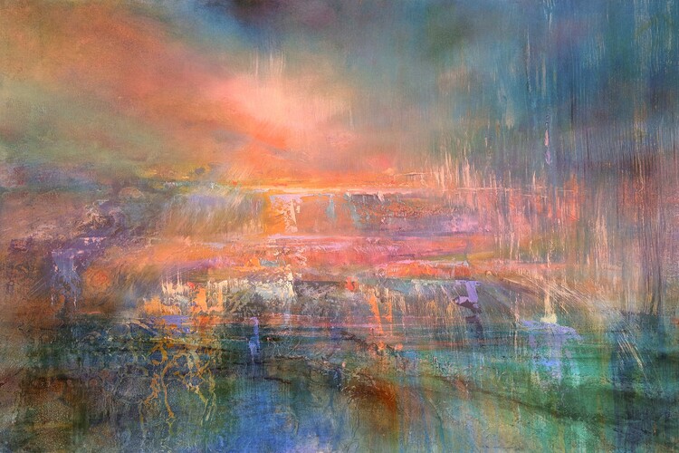 Canvas Print rivers - rose light