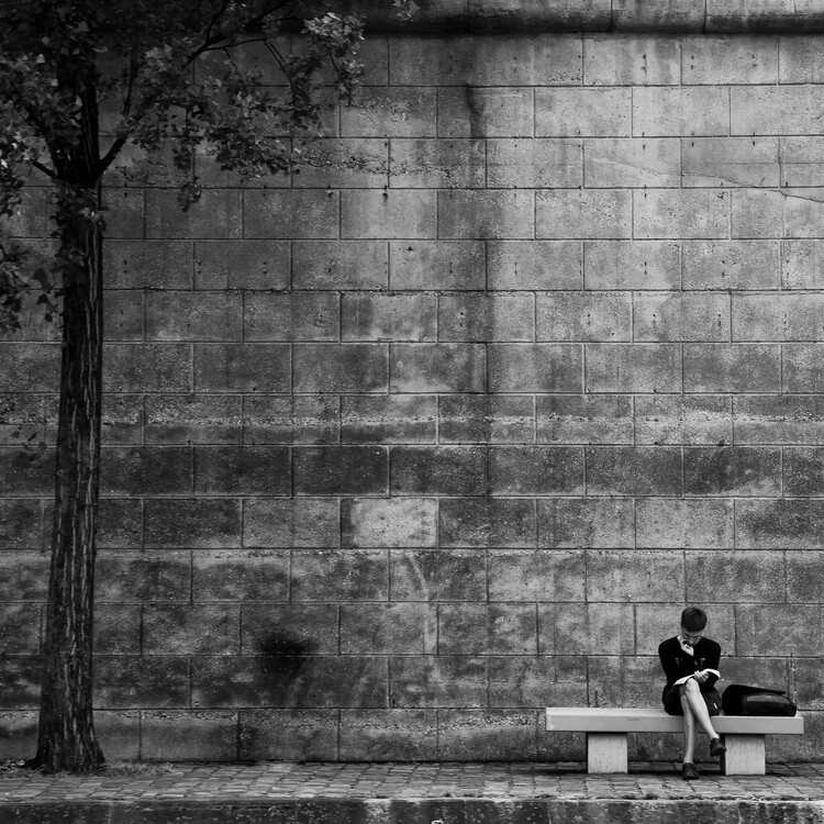 Kunstfotografi Paris Reading