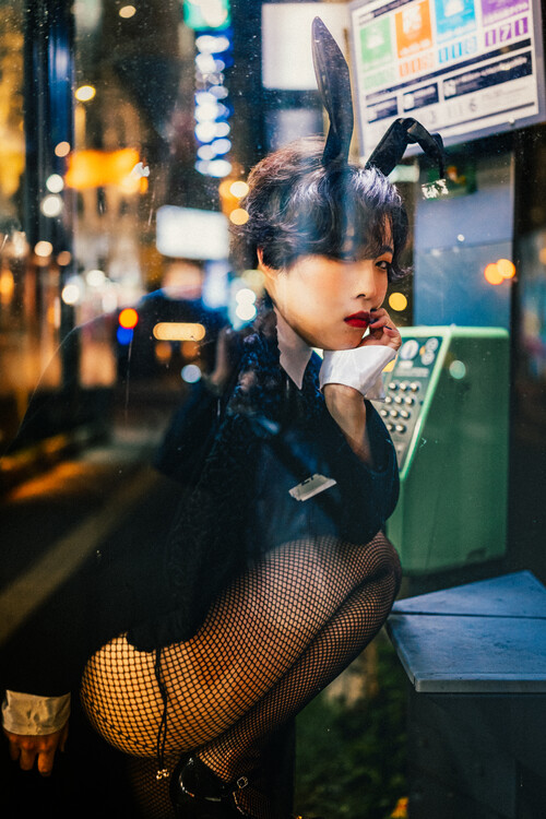 Art Photography Japanese Girl and Rain