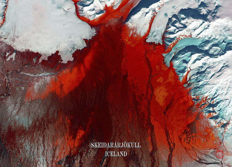 Canvas Print Skeiðarárjökull Iceland Nature