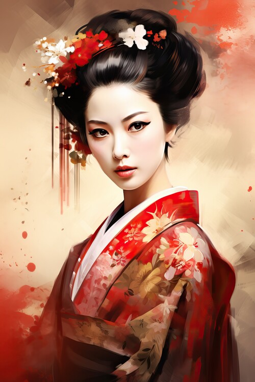 Geisha als Poster und Kunstdrucke - Online kaufen bei