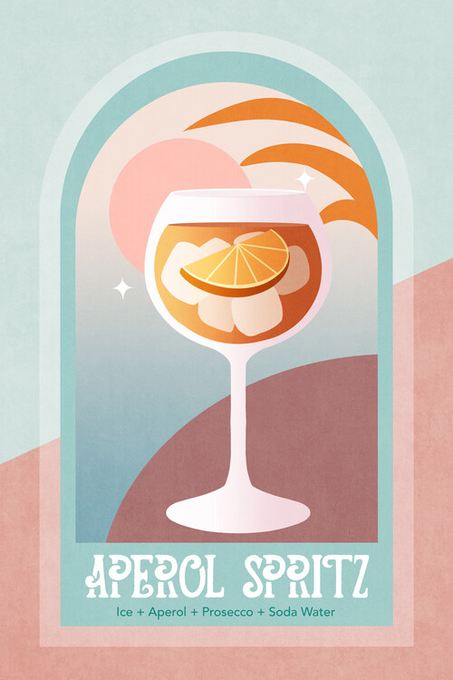 Cocktail Engineer Spritz Aperol Can - Canvas Art