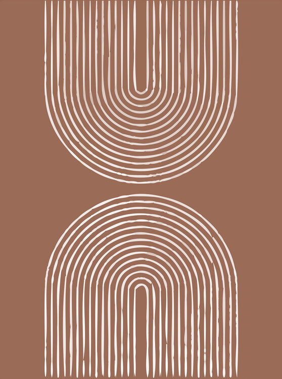 Ilustração Arch Boho Rainbow