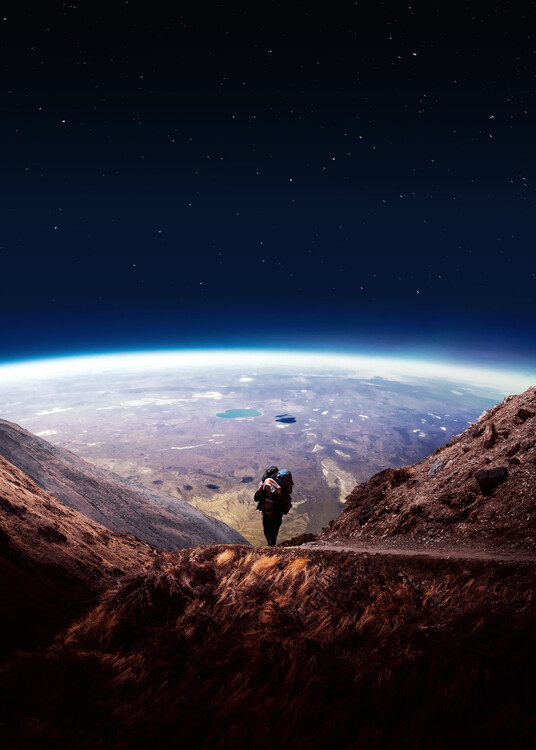 Fotografia artystyczna Mars Hiking