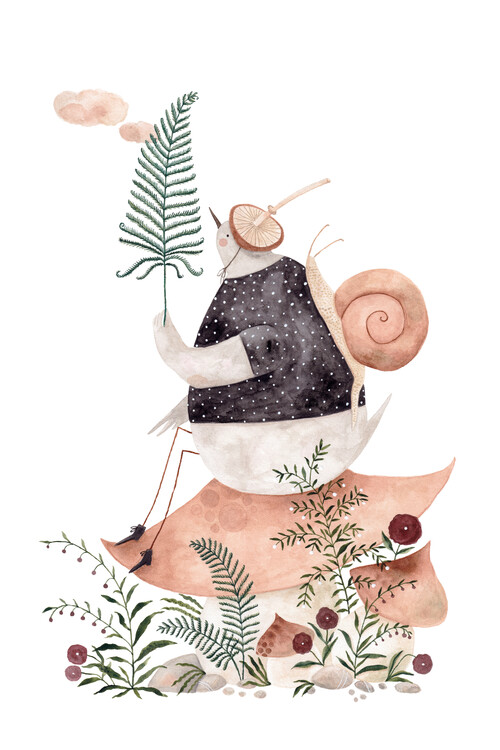 Ilustrácia Claudia Voglhuber - Forest Treasures