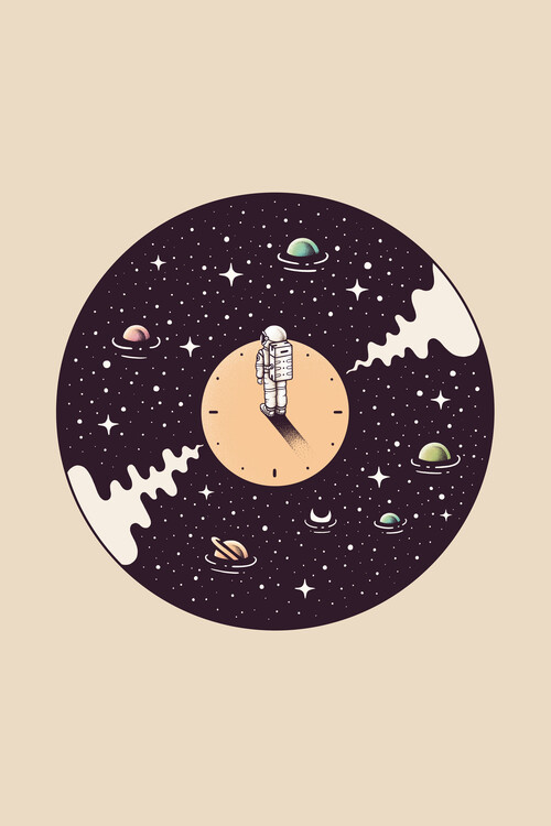 Ilustrácia Enkel Dika - Spacetime Tune