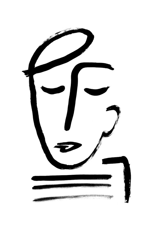 Illustration Studio Lignes - Face Boy