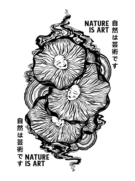 Illustration Nature is Art