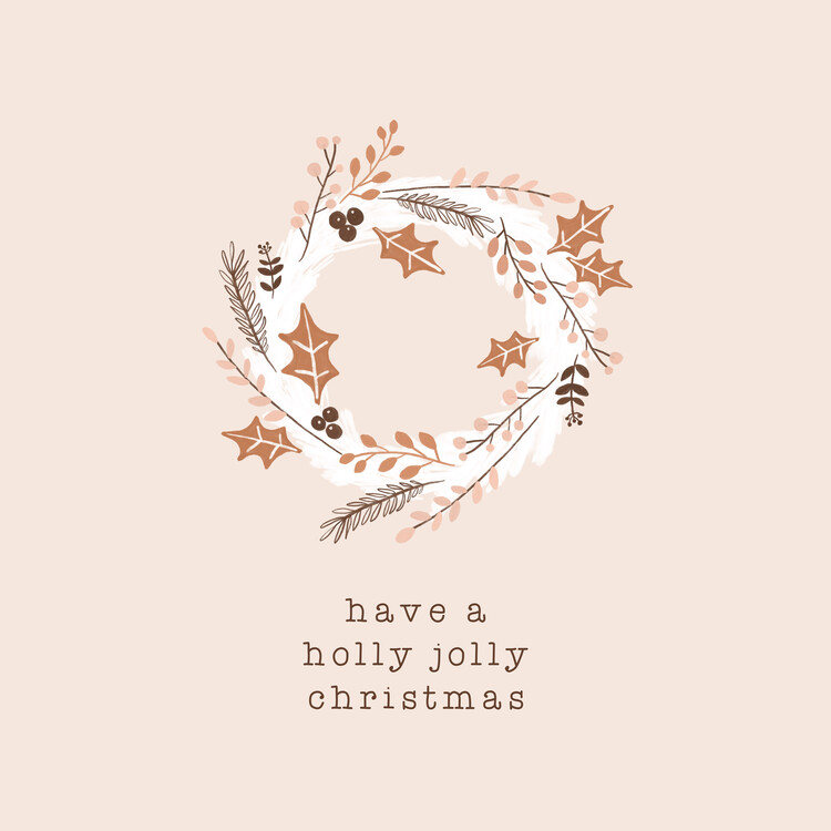 Ilustrace Have A Holly Jolly Christmas