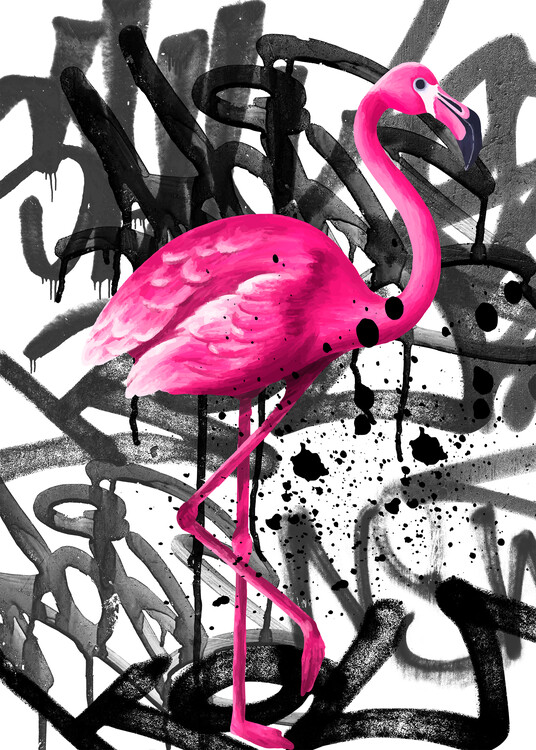 Illustration Flamingo Watercolor