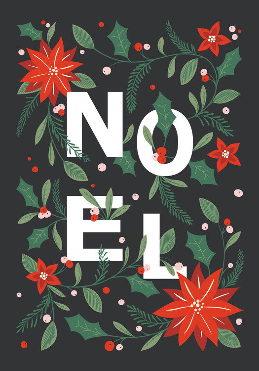 Ilustrácia Noel, Christmas illustration