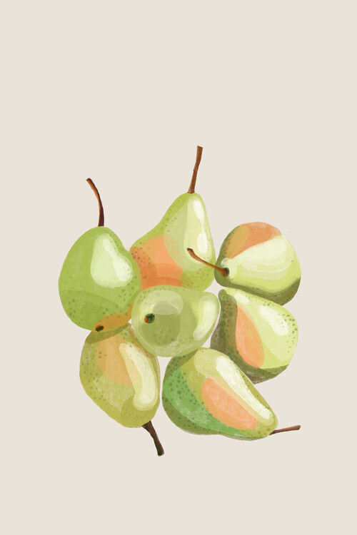 Ilustração Seven pears