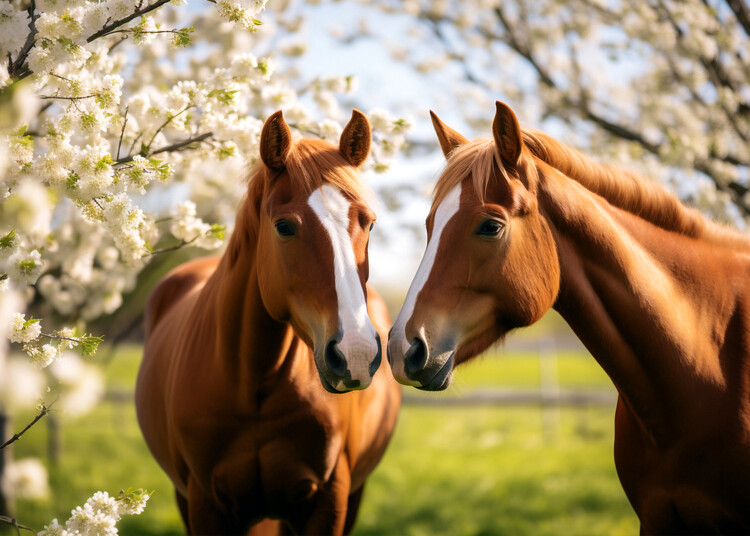 Umjetnička fotografija Horse love