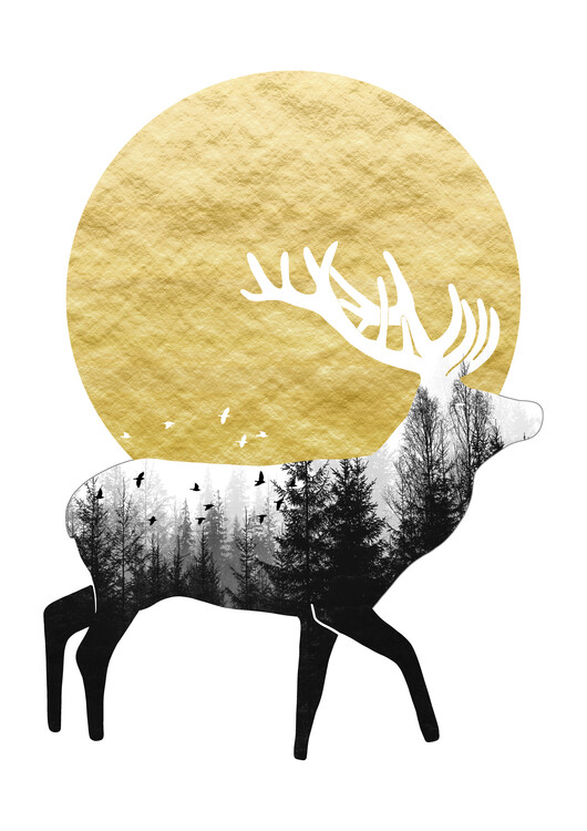 Ilustratie Deer Walk