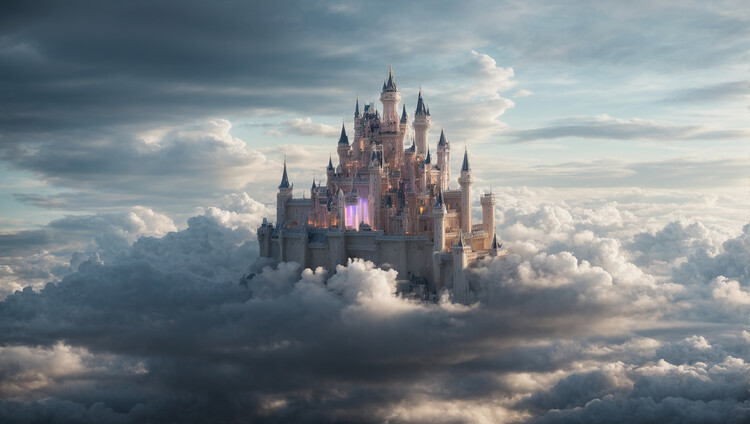 Illustration Sky Castle