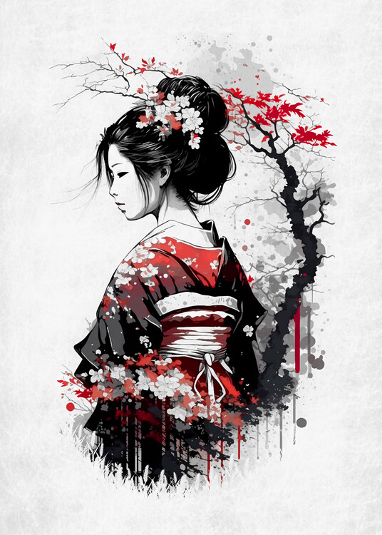 Geisha als Poster und Kunstdrucke - Online kaufen bei