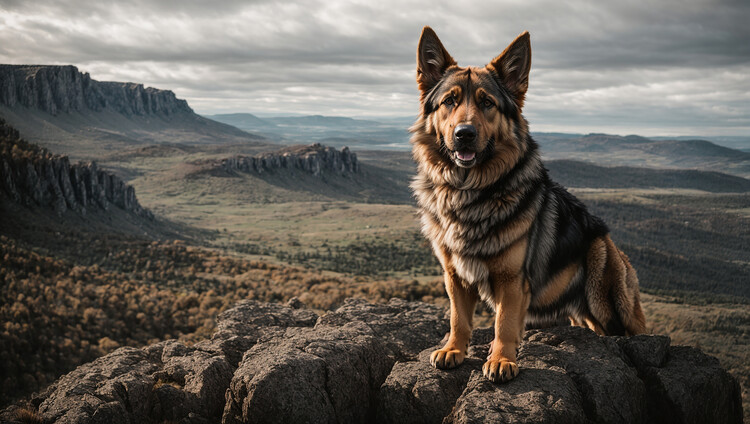 Ilustrace German Shepherd