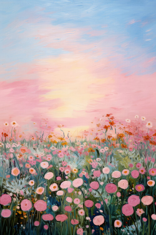 Ilustracja Pink Sunrise