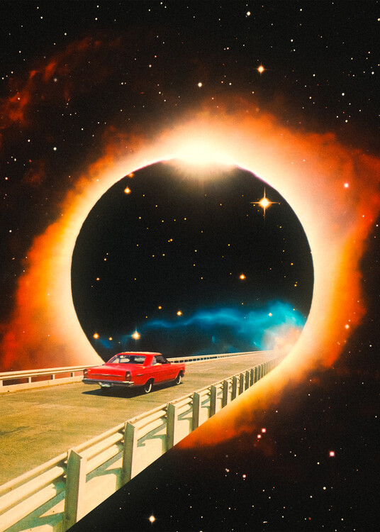 Umělecká fotografie Cosmic Highway