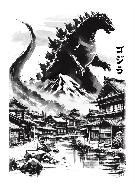 godzilla airport poster