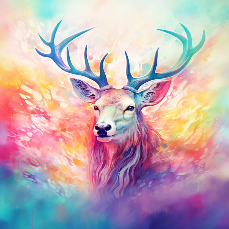 Ilustrace Deer 1