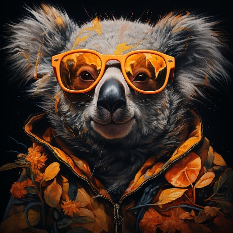 Illustration Wild koala