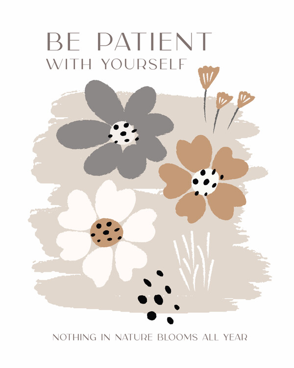 Be Patient With Yourself {Card} Be Patient With Yourself {Card}