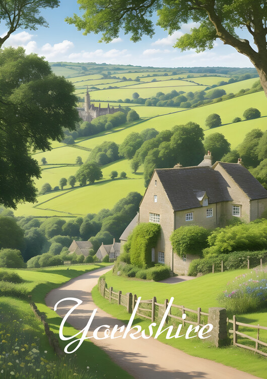 Illustration Yorkshire Countryside