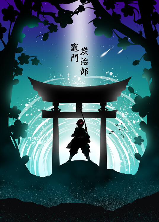 Umjetnički plakat Tanjiro