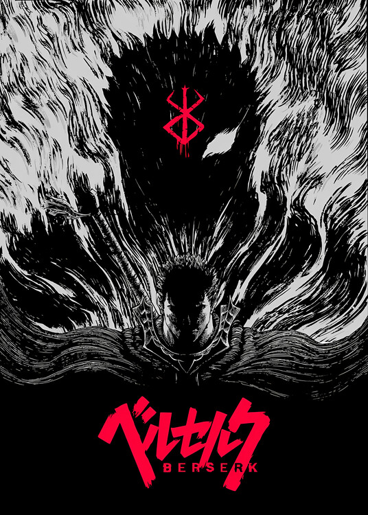 Berserk Poster I made. Lmk if there's anything I can improve! : r