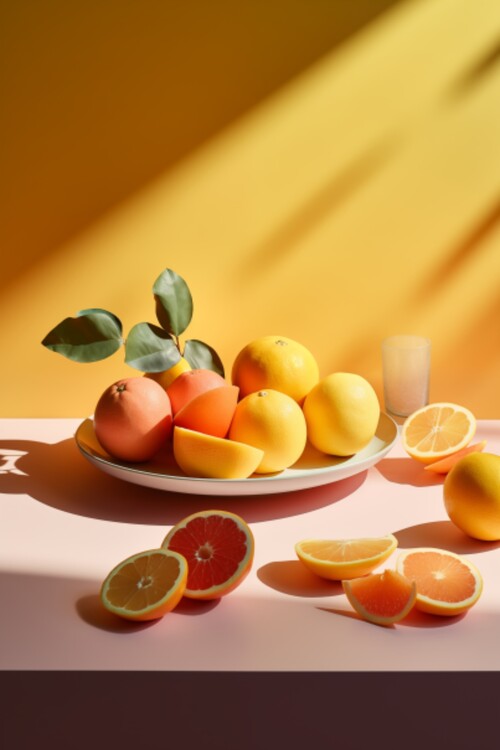 Illustration Fruit and sunshine