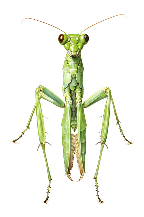 Illustration Praying Mantis