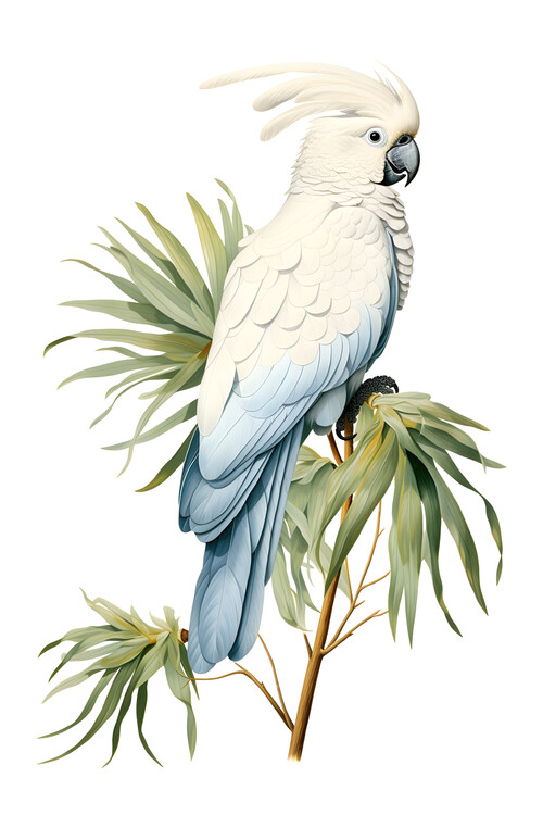 Illustration Palm Cockatoo