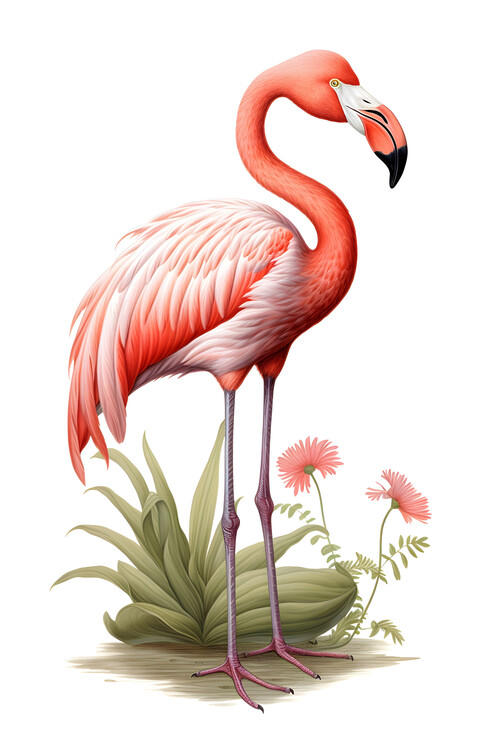 Ilustração Flamingo
