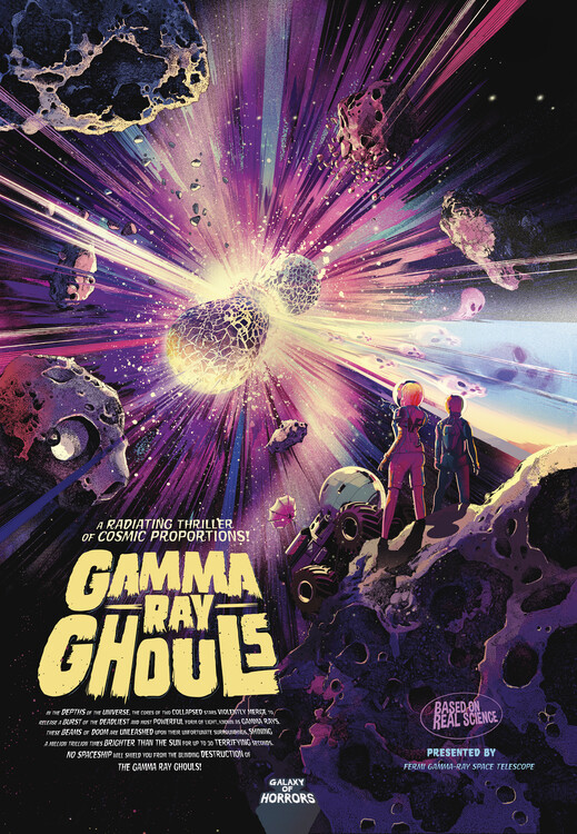 Ilustrace Gamma Ray Ghouls Poster.