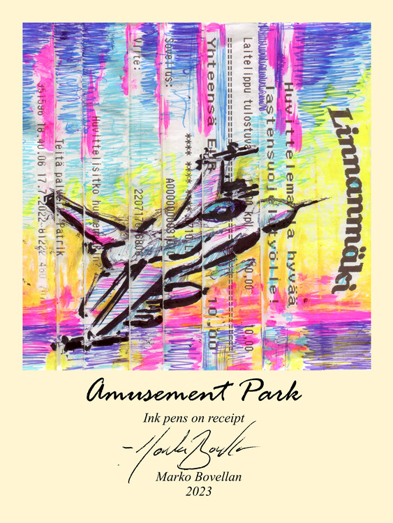 Ilustrare Peace F-16 an Amusement Park