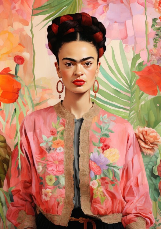 Kunsttryk Frida Kahlo Poster - Frida Kahlo Kunstdruck