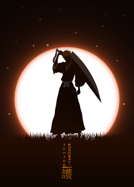 Art Poster Ichigo Moon