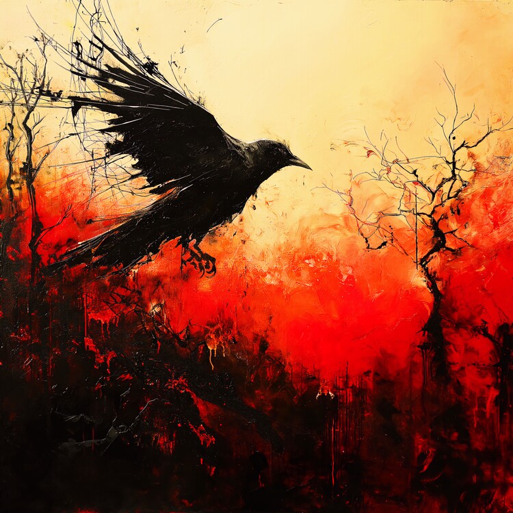 Illustration Crow