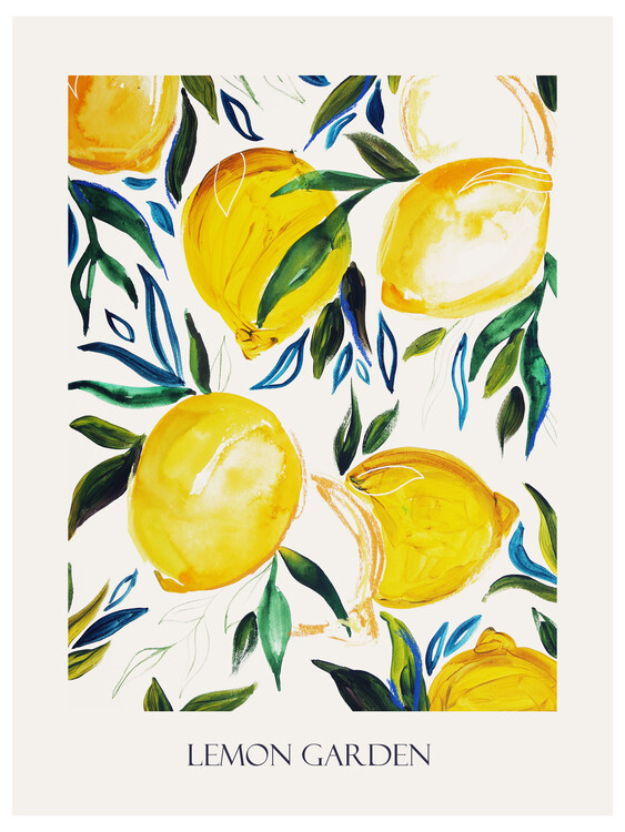 Illustration Lemon Garden