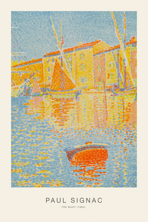 Canvas Print The Buoy (1894) - Paul Signac