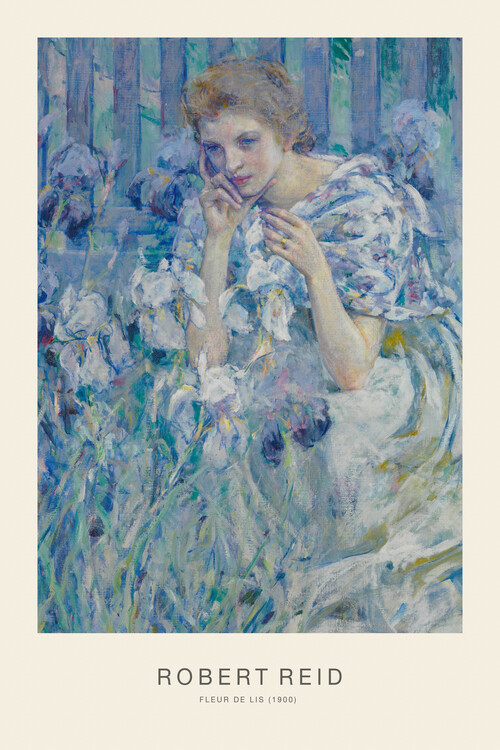 Illustration Fleur de Lis, 1900 - Rober Reid