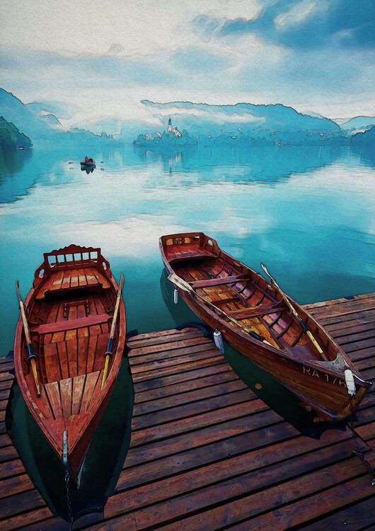 Illustration Lake Bled
