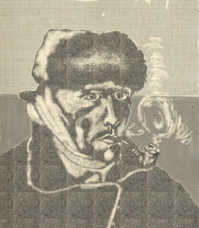 Ilustração Van gogh portrait