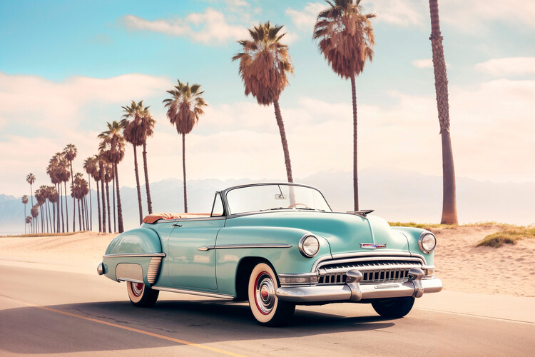 Художествена фотография California Dreaming - On the California Road