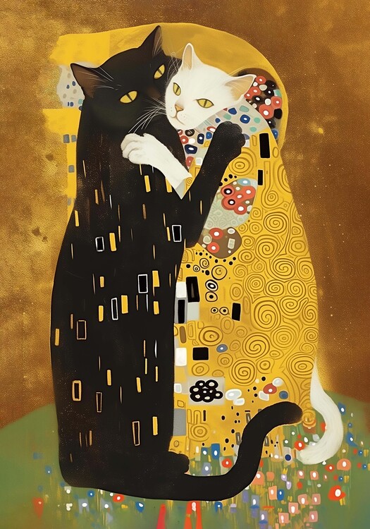Illustration Kitty Klimt